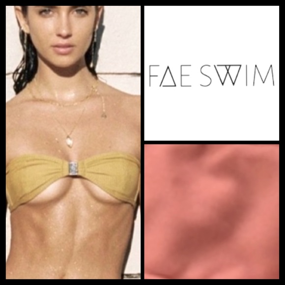 NWOT Fae Tallara Bandeau Bikini Top - Picture 1 of 8